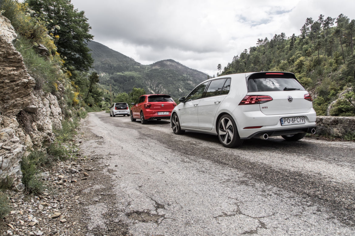 Volkswagen Golf GTI, VW Polo GTI, VW up! GTI