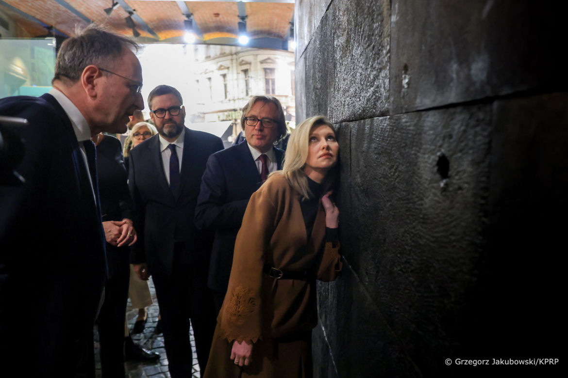 Ołena Zełenska i Agata Duda w Muzeum Powstania Warszawskiego