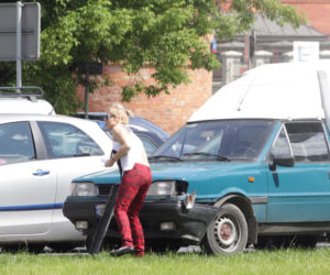 Doda miała wypadek. Polonez staranował jej audi Q7