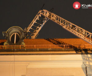 Groźny pożar w budynku Filharmonii Krakowskiej