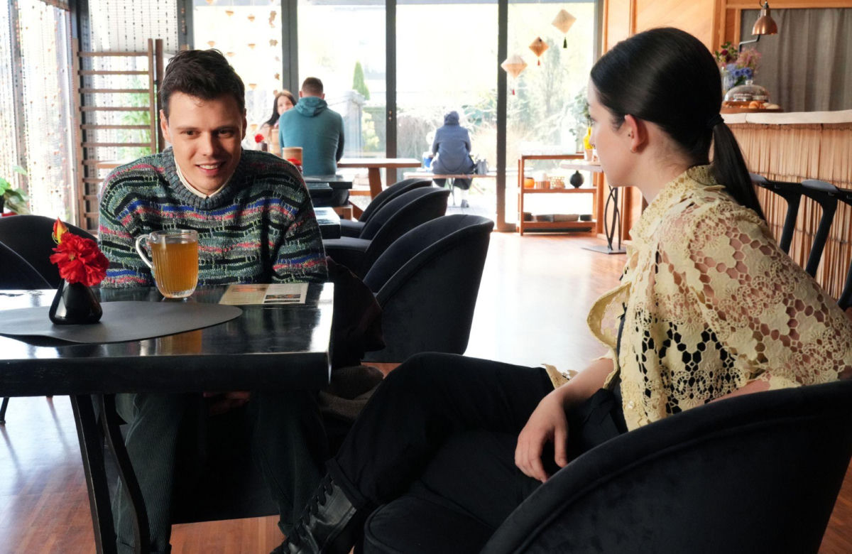 Barwy szczęścia, odcinek 3419: Jakub Szlachetka (Kacper) Julia Zielinska (Luiza)