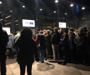 Trumna prezydenta Gdańska Pawła Adamowicza w Europejskim Centrum Solidarności