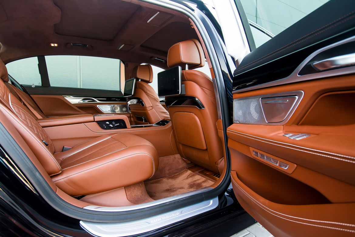 BMW serii 7 G12 wnętrze pakiet BMW Individual