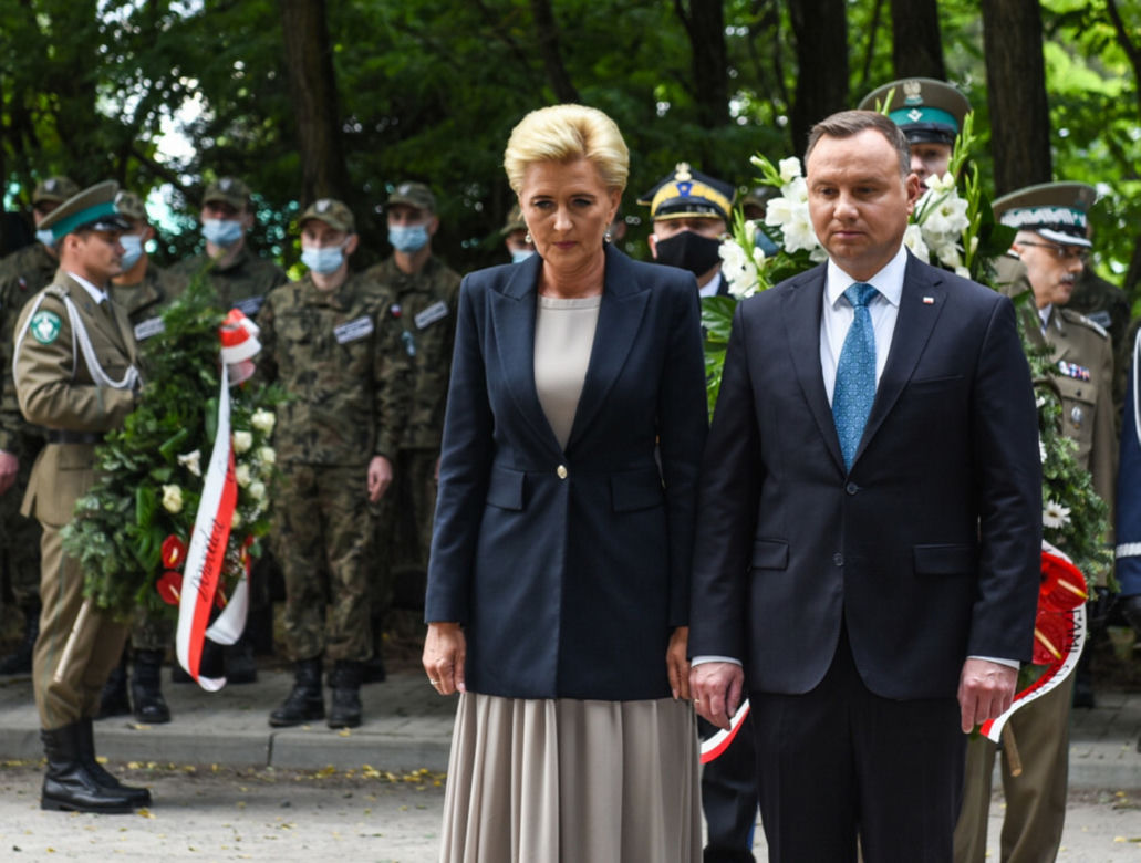 Stylowa Agata Duda na jesień