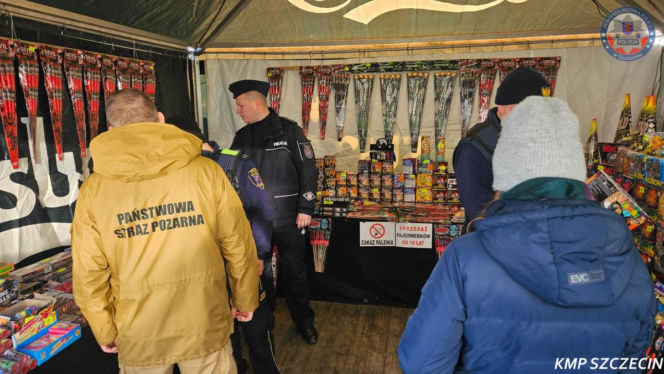 Kontrole w punktach sprzedaży fajerwerków