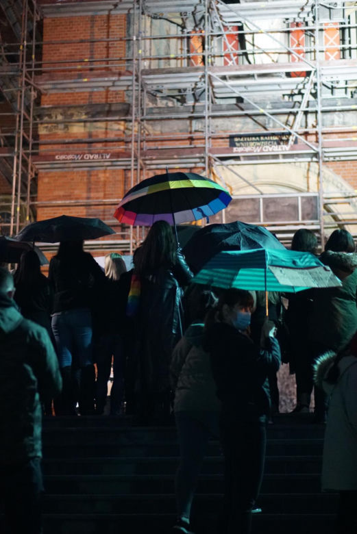 Protest kobiet w Sosnowcu