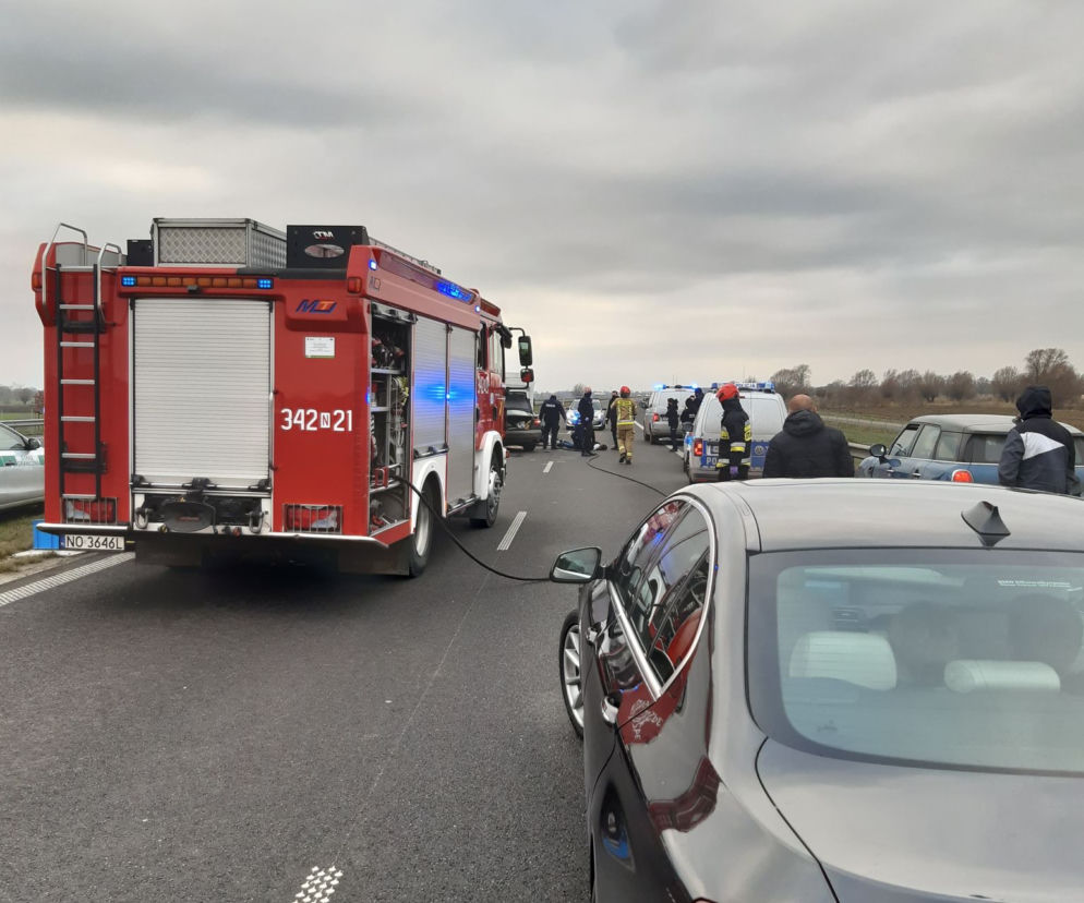Karambol na obwodnicy Elbląga. Sprawca podejrzany o morderstwo