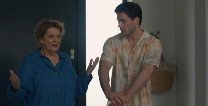 Barwy szczęścia odc. 3274. Cezary (Marcel Opaliński), Józefina Rawiczowa (Elżbieta Jarosik),