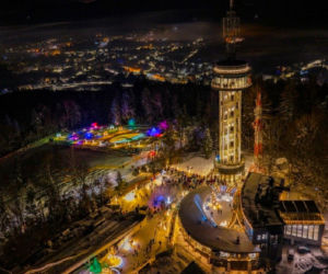 Wieża widokowa na Górze parkowej w Krynicy-Zdroju