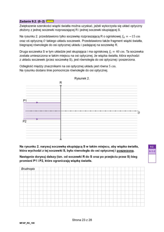Matura 2024 fizyka rozszerzona formuła 2023 