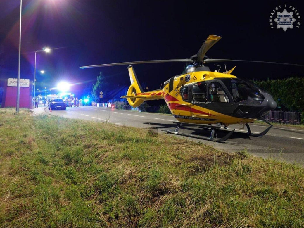 Wypadek śmiertelny w Czańcu. Nie żyje pieszy potrącony przez kierowcę Audi