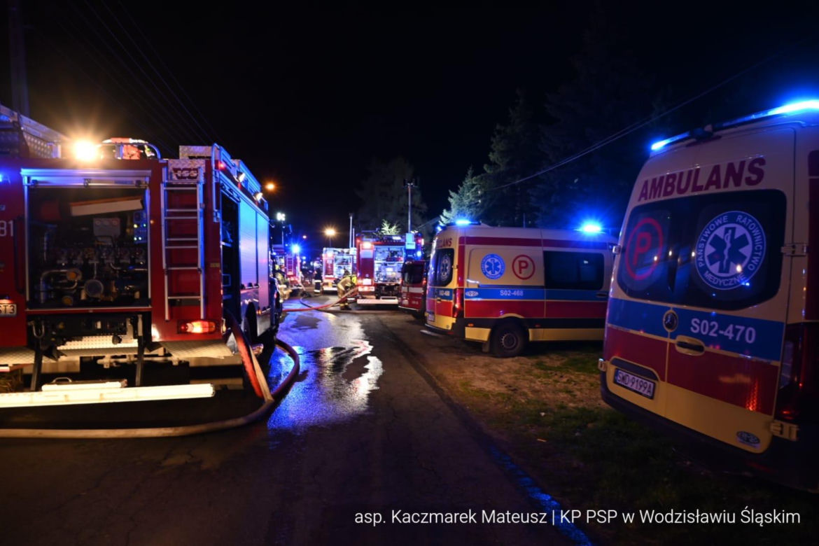 Pożar w Pszowie. Prokuratura wszczyna śledztwo po oględzinach