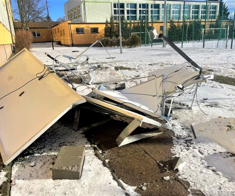 Wichura narozrabiała w Bełchatowie. Strażacy mieli pełne ręce roboty