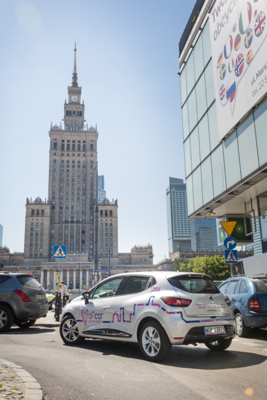 Renault Clio w systemie Traficar