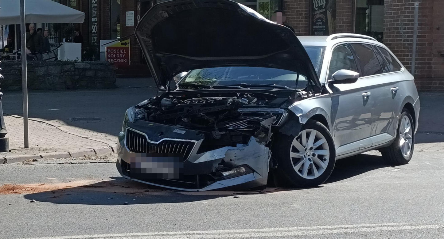Wypadek samochodowy w Siedlcach