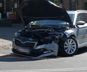 Wypadek samochodowy w Siedlcach