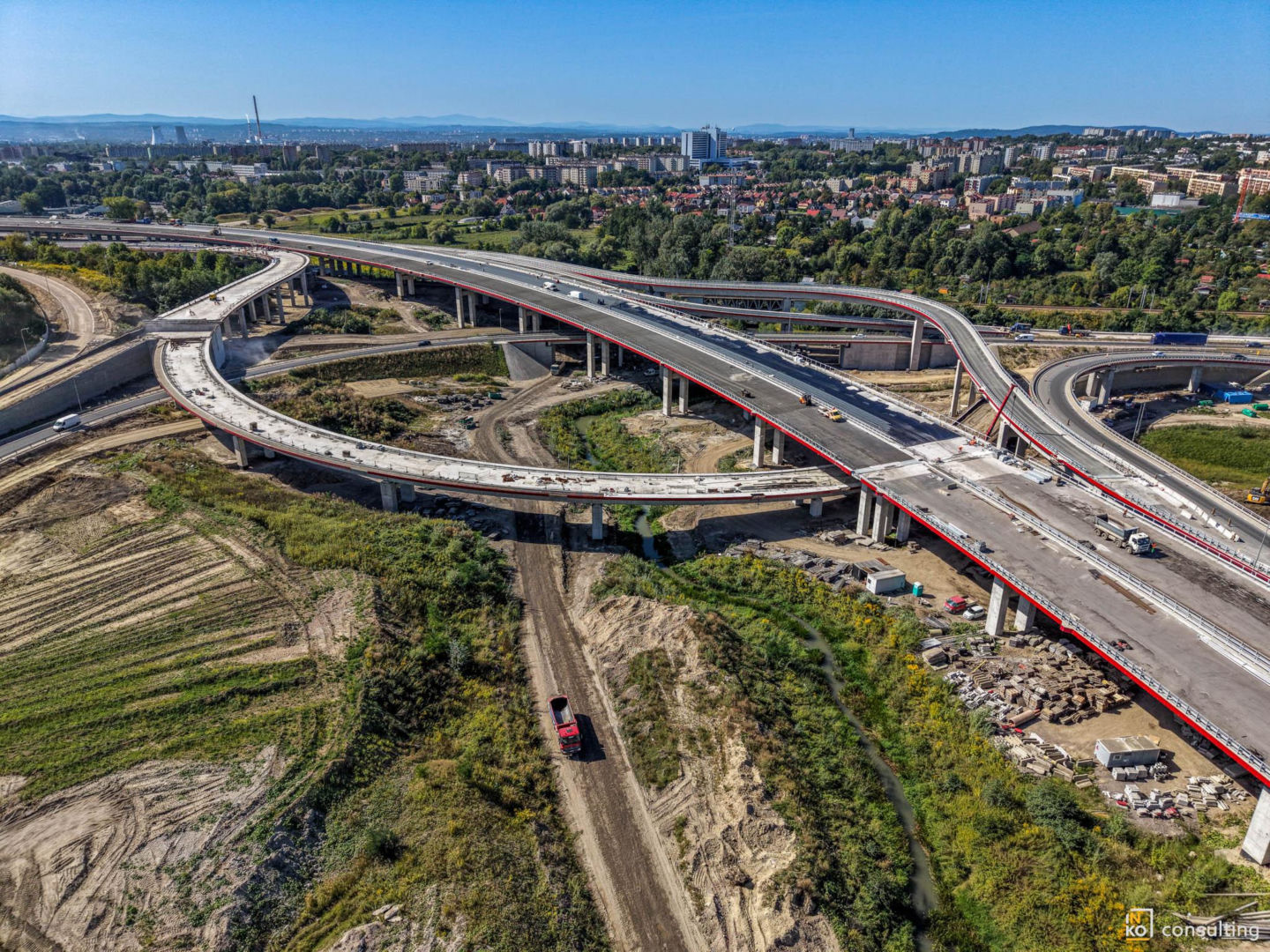 Węzeł Mistrzejowice i węzeł Grębałów - budowa wrzesień 2026