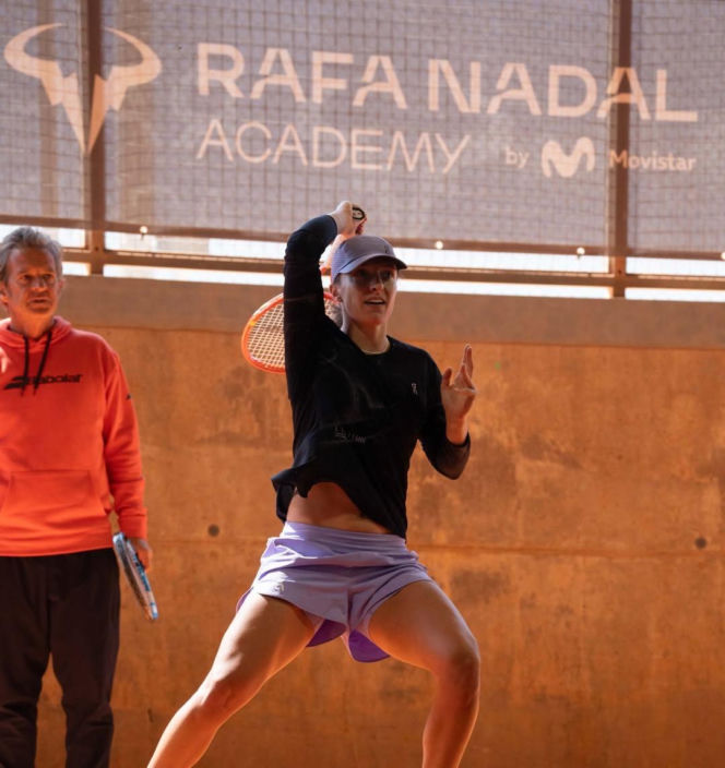 Iga Świątek trenuje w Akademii Rafaela Nadala