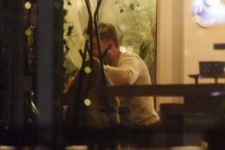 Agnieszka Kaczorowska i Marcin Rogacewicz na kolacji