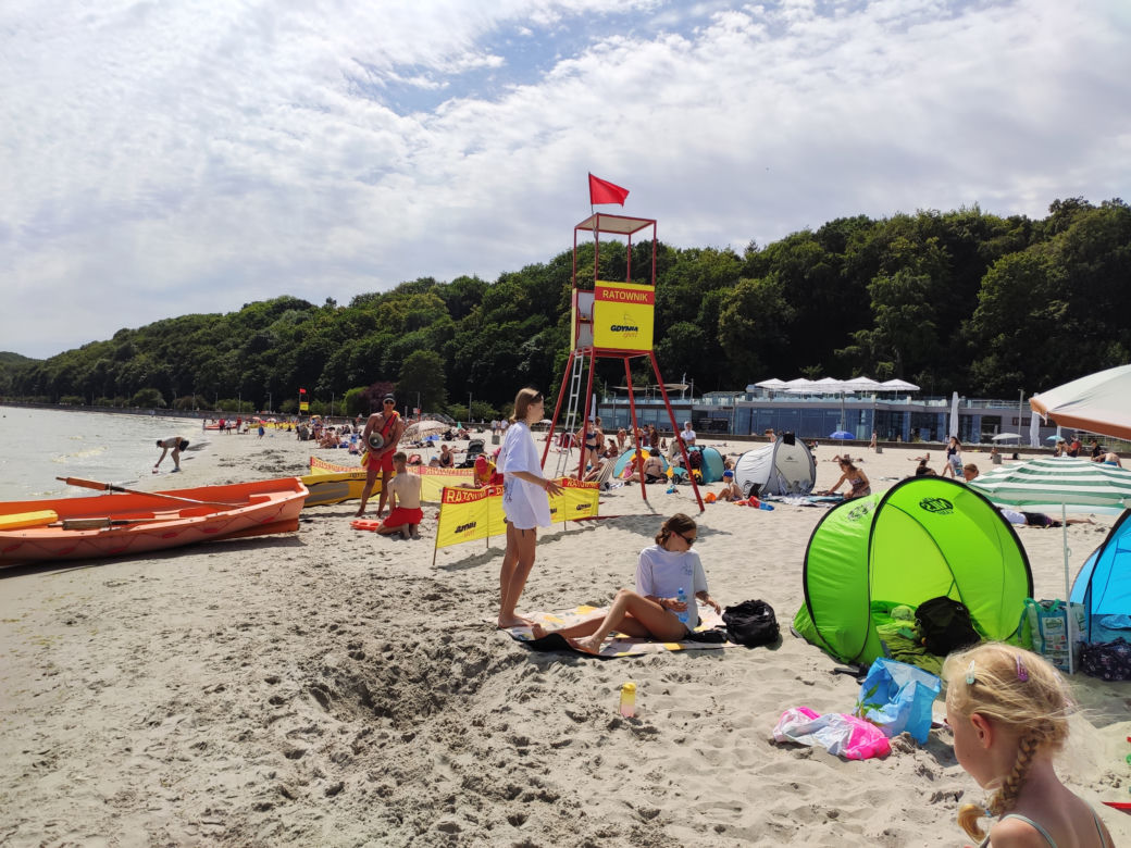 Gdynia, plaża Śródmieście 