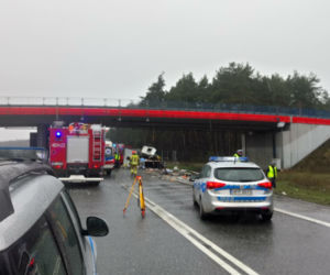 AKTUALIZACJA! Śmiertelny wypadek na S1 w Mierzęcicach. Nie żyją dwie osoby. Jedną z ofiar jest niemowlę! [ZDJĘCIA]