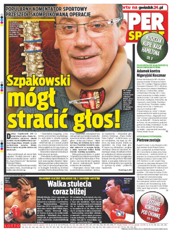 Dariusz Szpakowski mógł stracić głos. Szczegóły operacji