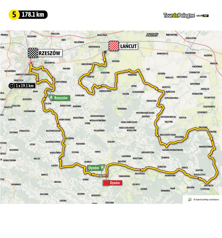 Tour de Pologne 2022: Trasa