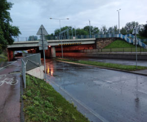 Gwałtowna ulewa nad Radomiem