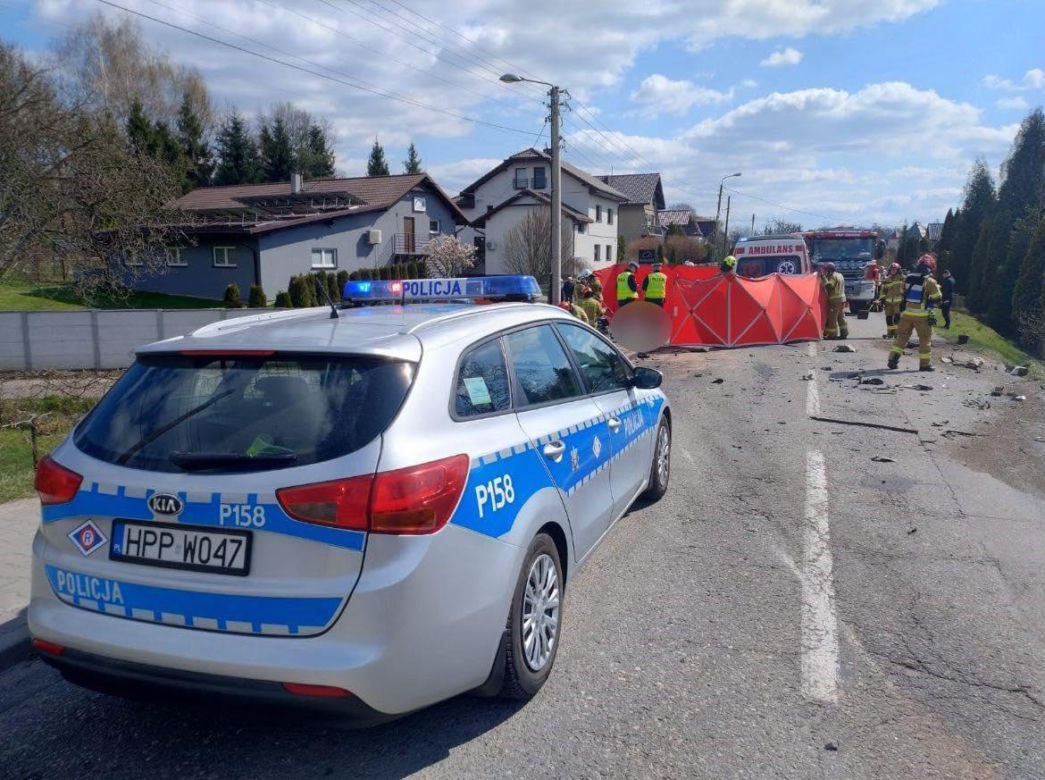 Wypadek w Rogowie