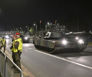 Nocna próba defilady wojskowej w Warszawie 2