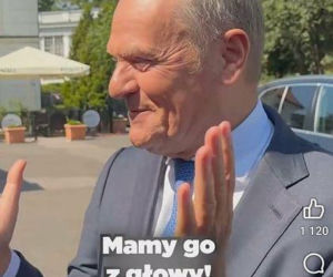 Artur Barciś chciał sprawdzić czy Tusk nosi perukę