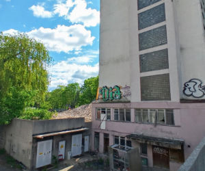 Rozbiórka Domu Marynarza - maj 2020