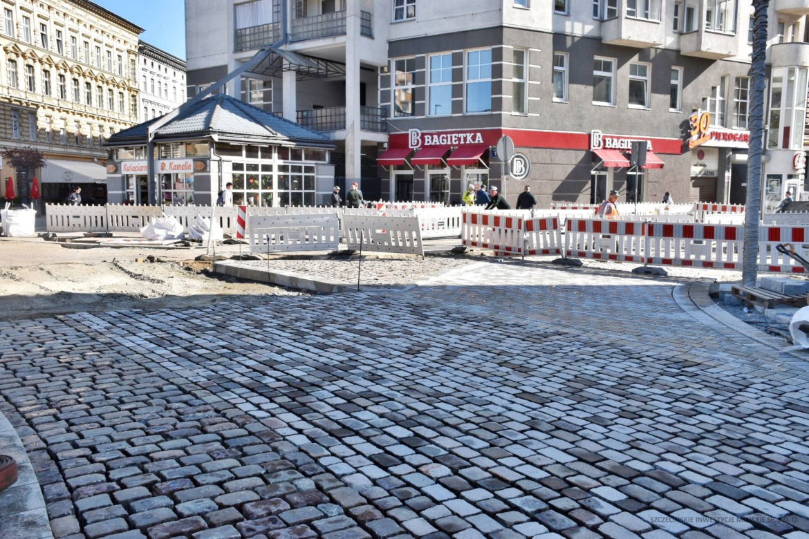 Przebudowa alei Wojska Polskiego w Szczecinie - czerwiec 2023