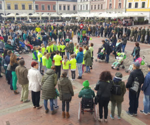 I love green na Rynku Wielkim w Zamościu