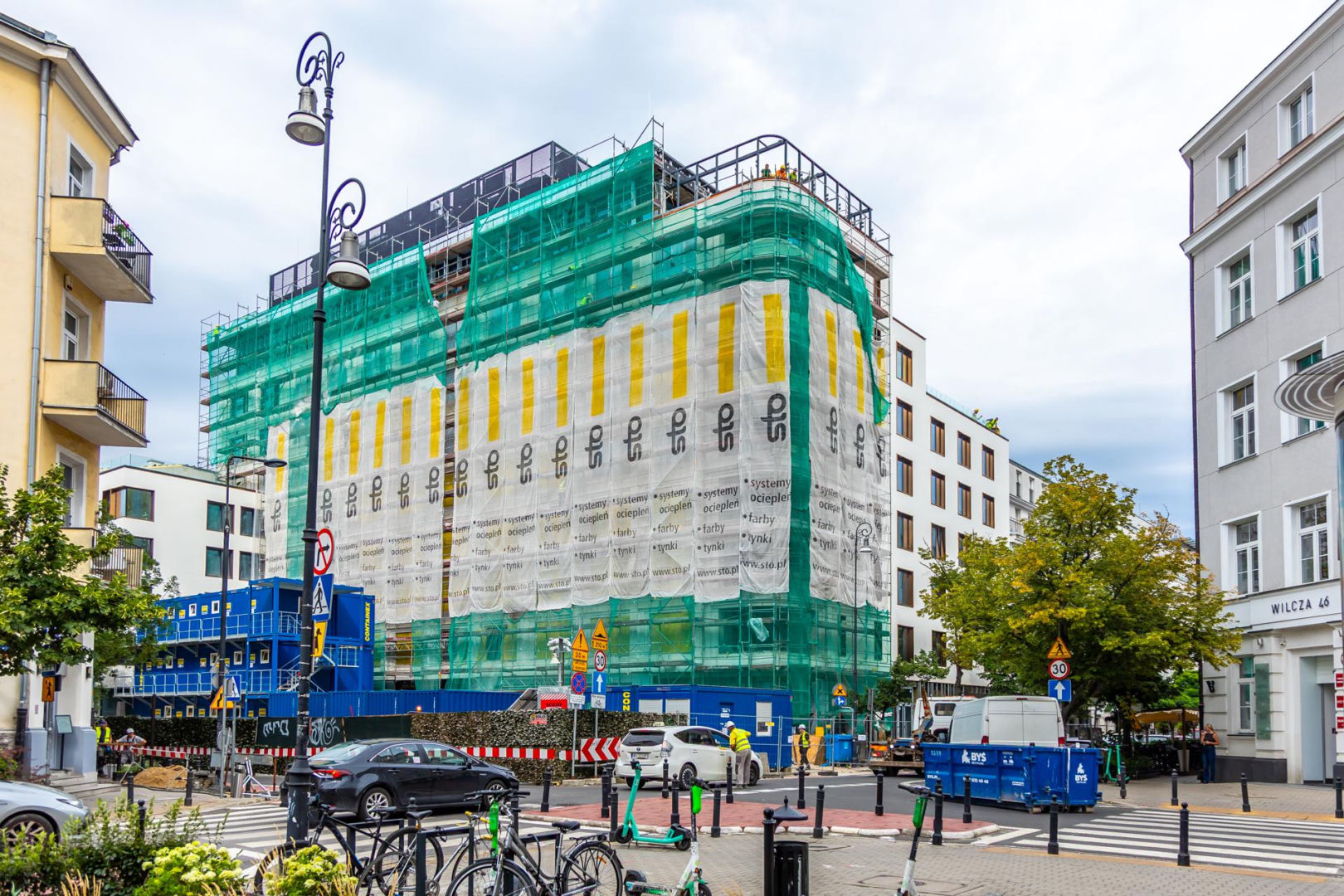 Budowa hotelu Canopy by Hilton Warsaw przy ul. Wilczej 50/52 w Warszawie