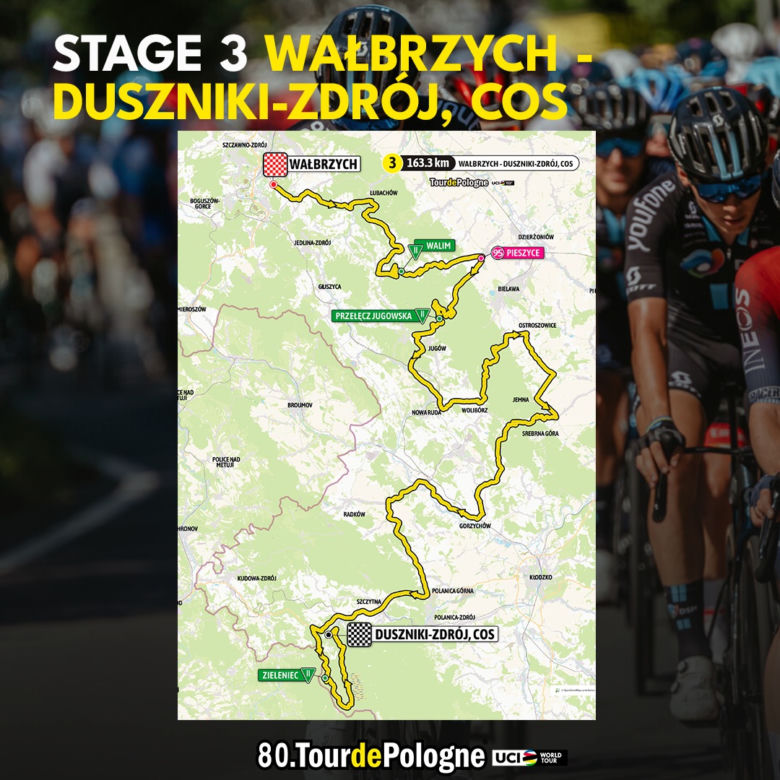 Tour De Pologne 2023 - MAPA