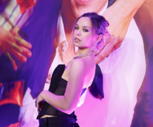 dawno nie widzieliśmy Anny Komorowskiej. Teraz wraz z mężem była na premierze