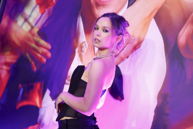 dawno nie widzieliśmy Anny Komorowskiej. Teraz wraz z mężem była na premierze