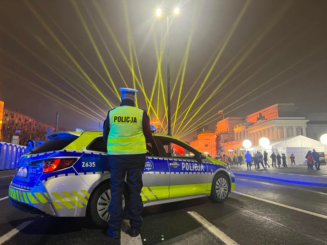 Finał WOŚP 2023. Policja strzeże bezpieczeństwa warszawiaków 