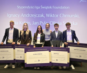 Iga Świątek rozdała stypendia