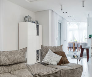 Dom pod Mielcem w stylu modern z kroplą glamour