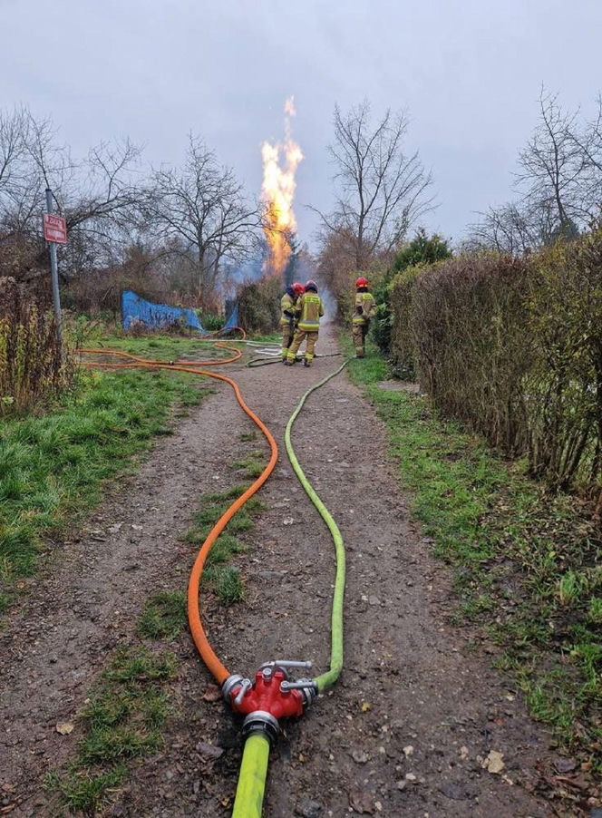 Potężny wyciek gazu w Krakowie. Ogromny słup ognia poderwał mieszkańców na nogi!