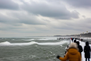 Zimno w Świnoujściu 03.12.2025. Czy mroźny wiatr zaskoczy mieszkańców?