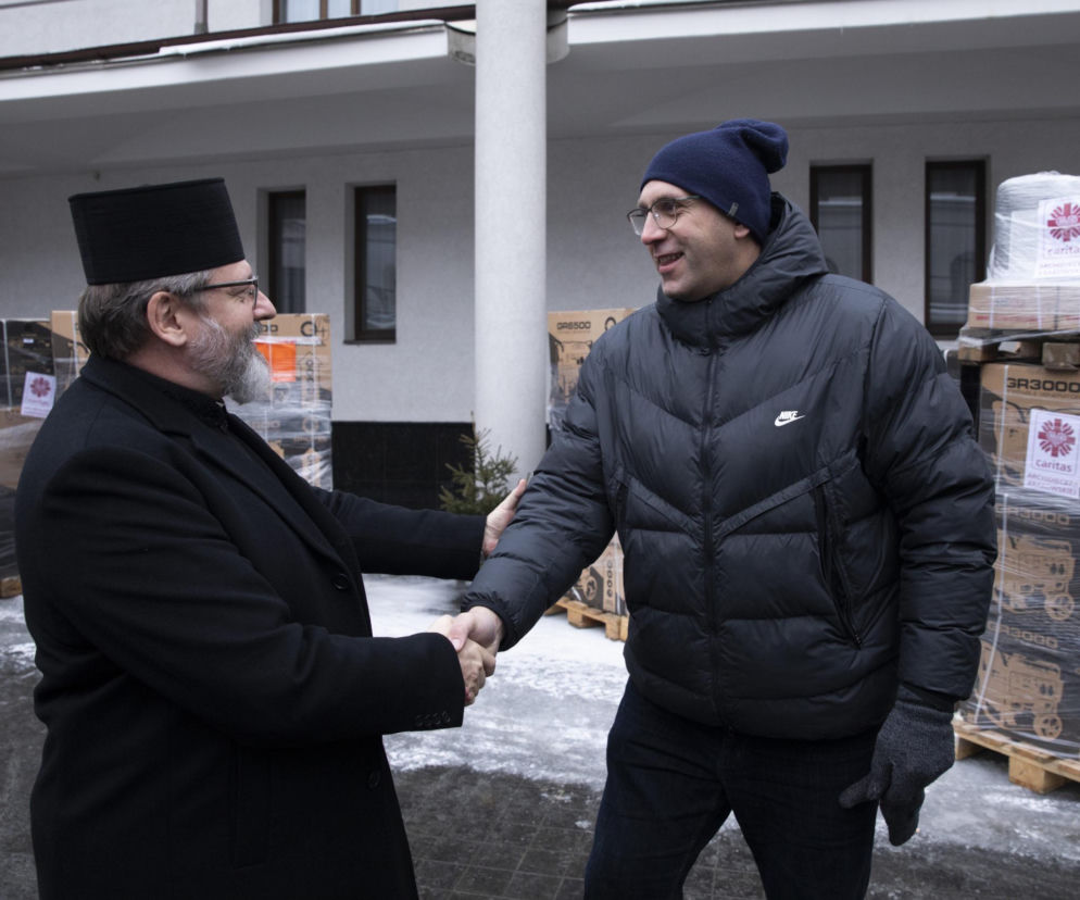 Pierwsze transporty z pomocą dotarły do Kijowa
