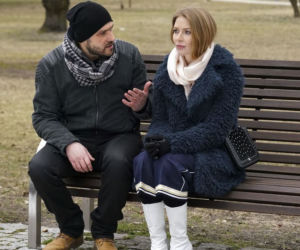 Barwy szczęścia, odc. 2092. Dominika (Karolina Chapko), Damian Wójcik (Michał Lesień)