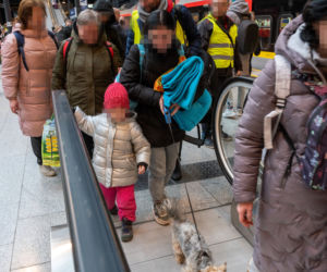 Do Łodzi dotarł pierwszy pociąg z 300 uchodźcami z Ukrainy