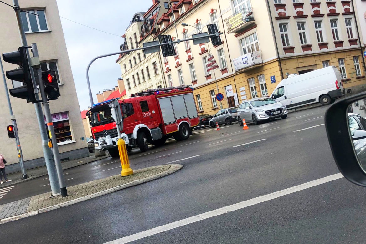 Niebezpieczne zdarzenie na ul. Hetmańskiej w Rzeszowie