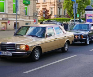 Parada zabytkowych pojazdów w Szczecinie