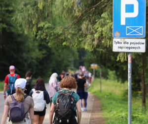 Protest przeciw przewozom konnym do Morskiego Oka