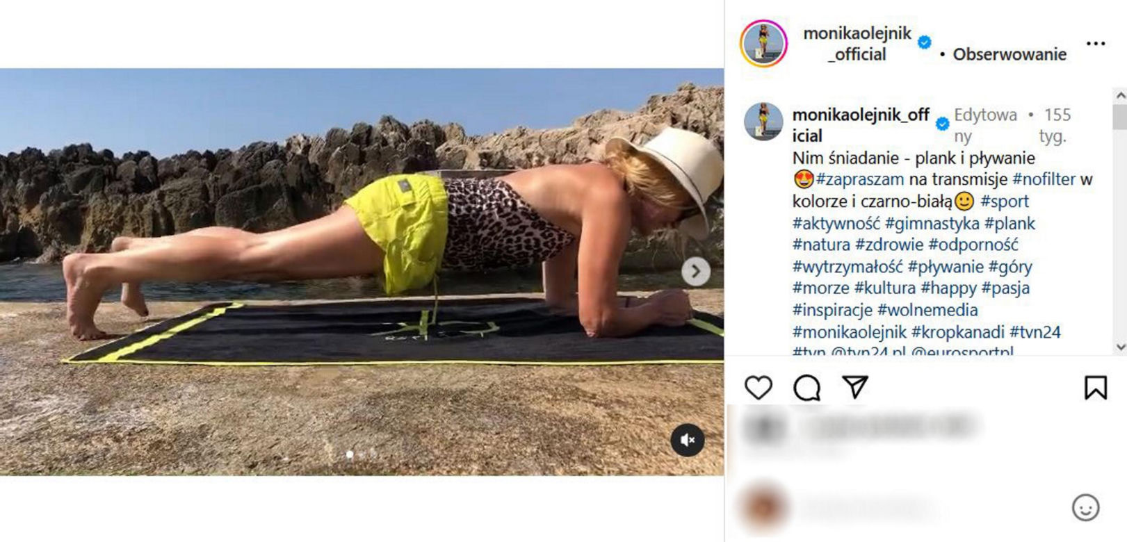 Monika Olejnik w bikini